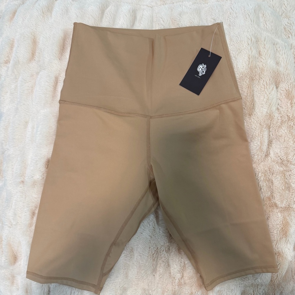 🖤Darc Sport High-Waist Bike Shorts in Camel/Tan